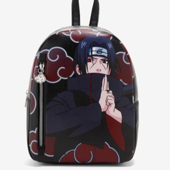 Hot Topic Bags Naruto Shippuden Itachi Akatsuki Mini Backpack Nwt